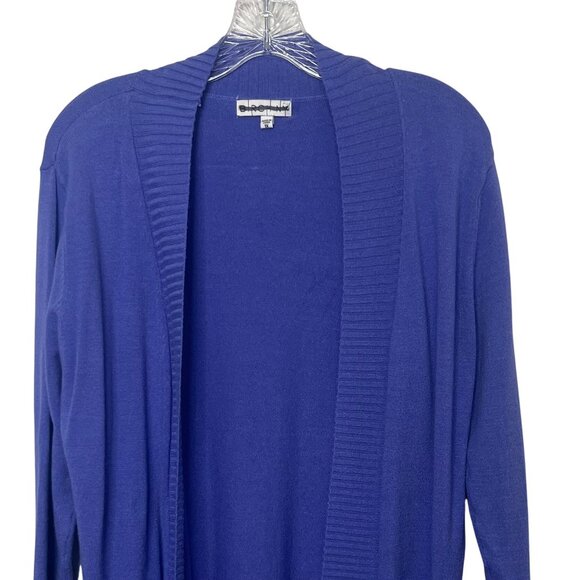 Birch NY Open Front Cardigan Sweater Womens 1X Purple New - Picture 3 of 7